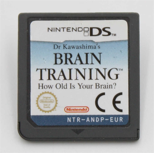 Dr Kawashima's Brain Training: How Old Is Your Brain? - Cartridge - Nintendo DS (A Grade) (Genbrug)